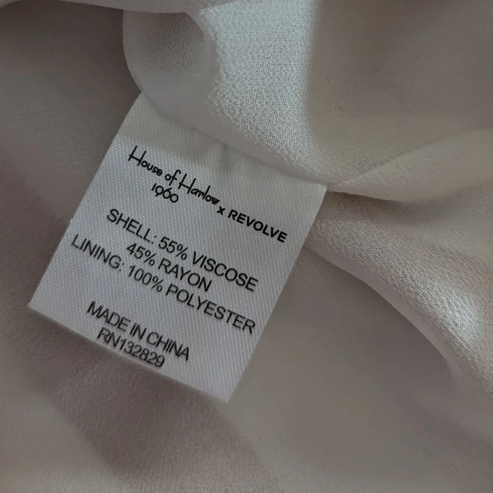 House of Harlow 1960 x Revolve Tallulah White Pink Striped Dress - Small